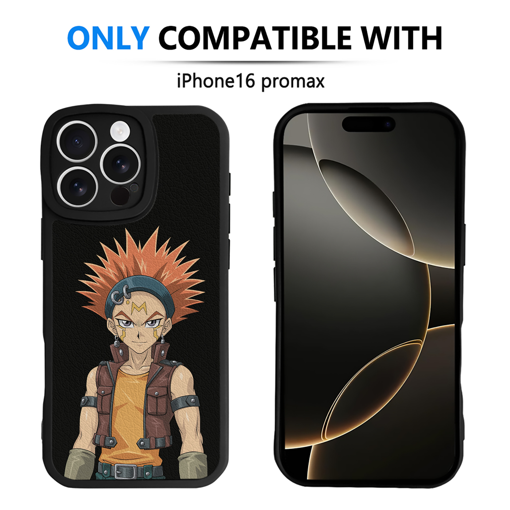 遊☆戯☆王 Yu-Gi-Oh! 【iPhone 16シリーズ対応】シリコンスマホケース（レザー調） 材質：シリコン